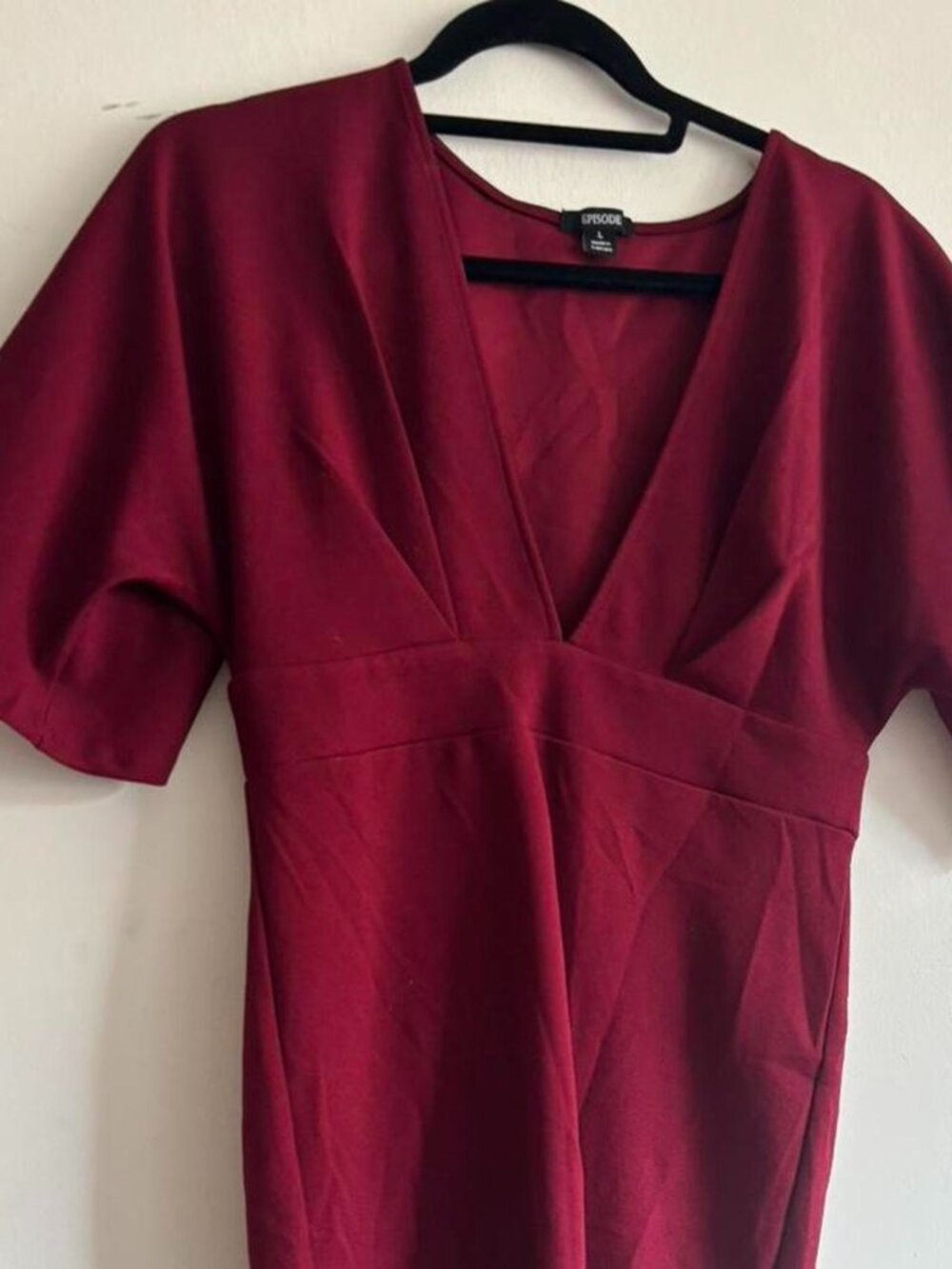 Episode Women's Burgundy and Red Dress
